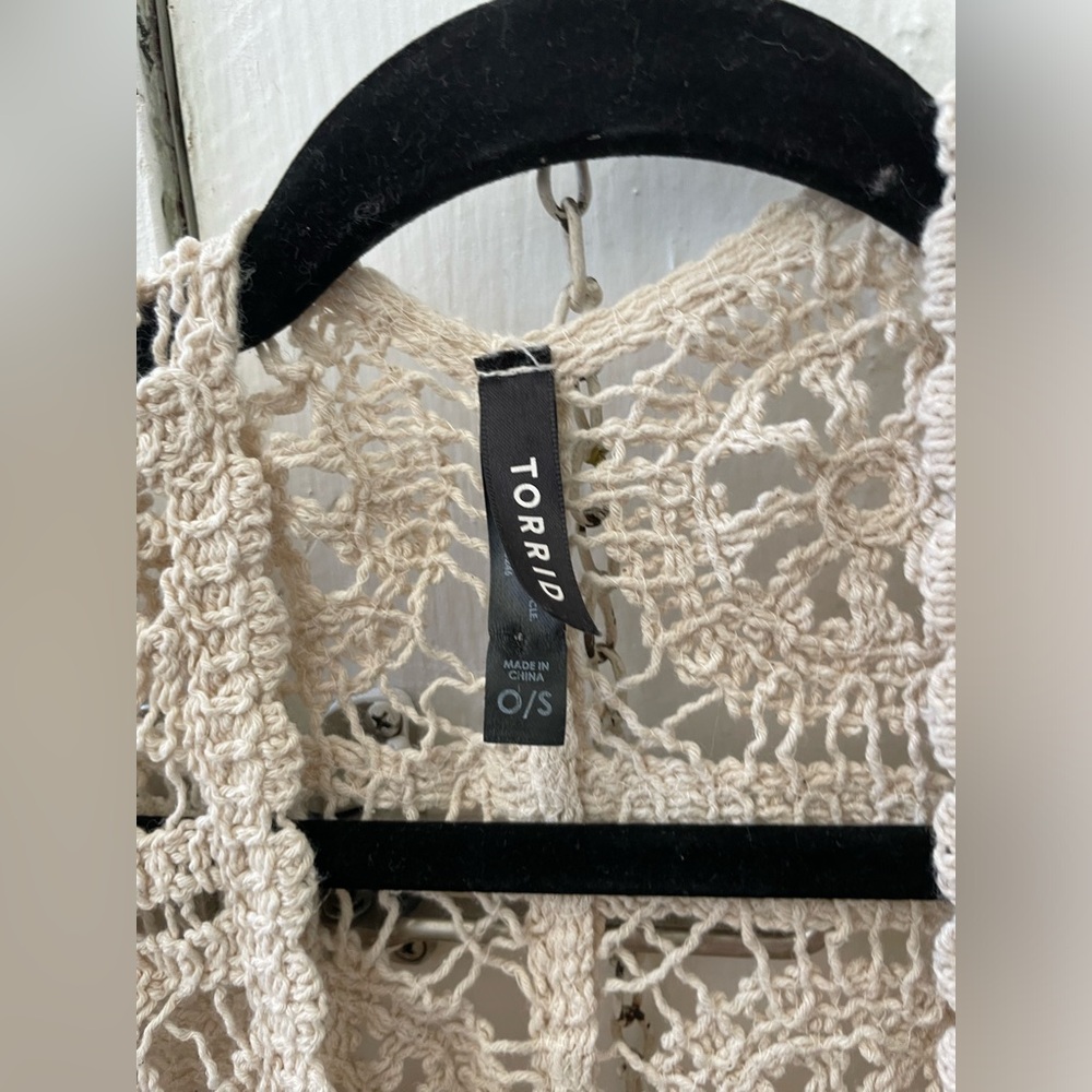 Torrid Crochet Ruana - Picture 5 of 7